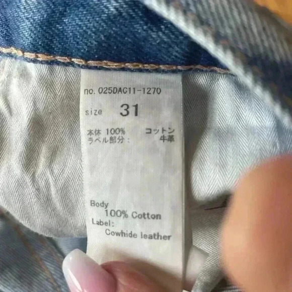 NWOT Moussy Vintage Glen High Rise Straight Leg Light Wash Jeans Size 31 - Picture 7 of 11